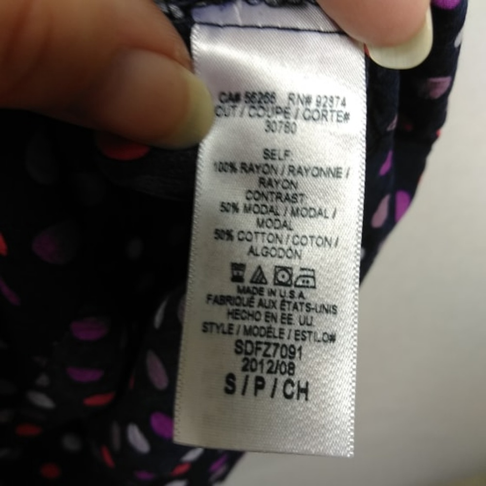 3/$30 Splendid Polka Dot Mini Shift Zip Back - Picture 7 of 8